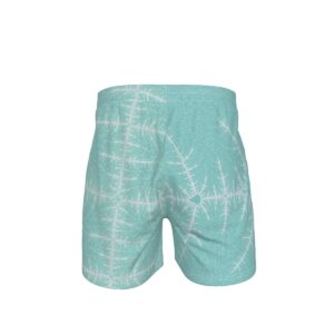 Athletic Pocket Shorts - Coral Design